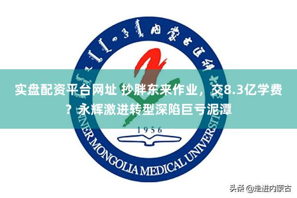 实盘配资平台网址 抄胖东来作业，交8.3亿学费？永辉激进转型深陷巨亏泥潭